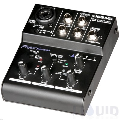 ART USBMix 3-Ch Audio Mixer - USB Mix Computer Interface / Sound Card FREE 2DAY!