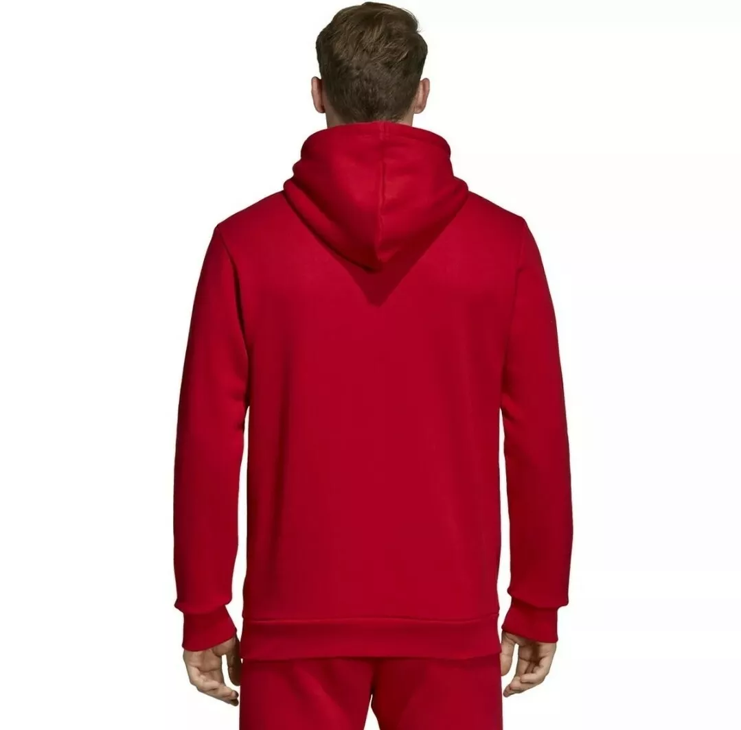 ADIDAS Trefoil Pullover Hoodie Size Medium DX3614 RED Original Mens Trefoil New