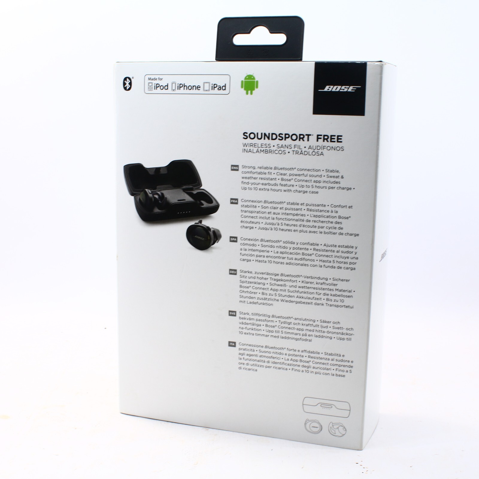 Bose Soundsport Free Wireless Earbuds Sweat/Weather Resistant w