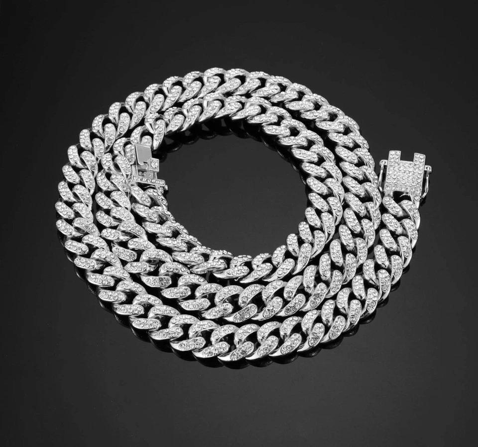 mens luxury chain necklace | Iced Out - Image 2 of 3