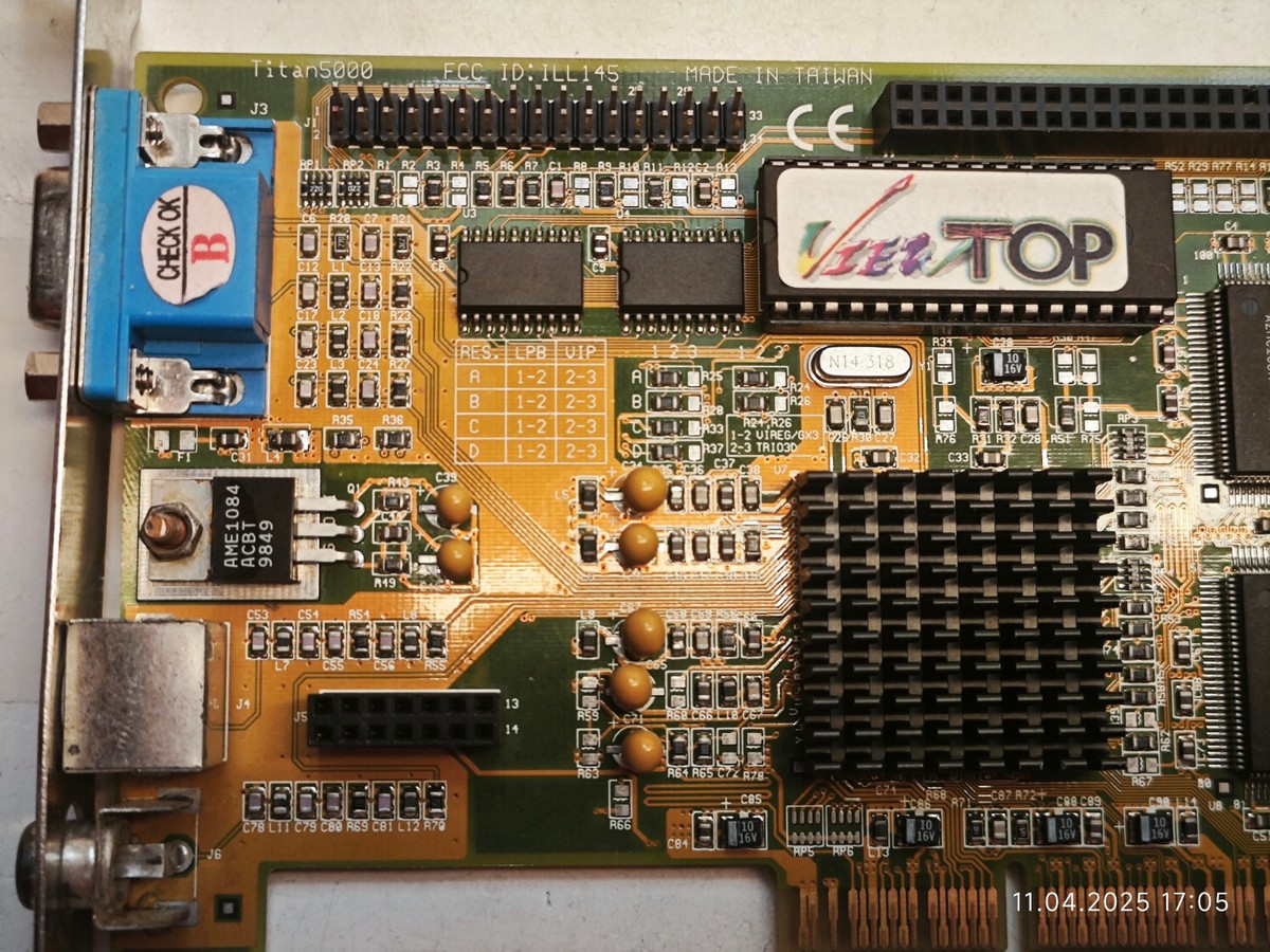 AGP 3D CARD ViewTOP TITAN 5000 (S3 Savage 3D 86C391) 8 MB SGRAM | eBay