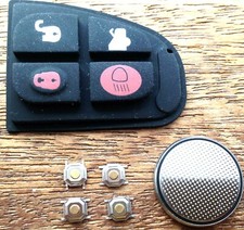 for Jaguar X Type XF E S 4 Button Remote Key Fob Case Full Repair Kit UK Seller