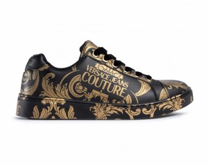 Versace Jeans Couture FREMMI Blanc / Or / Argent - Chaussures Baskets  basses Femme 201,60 €