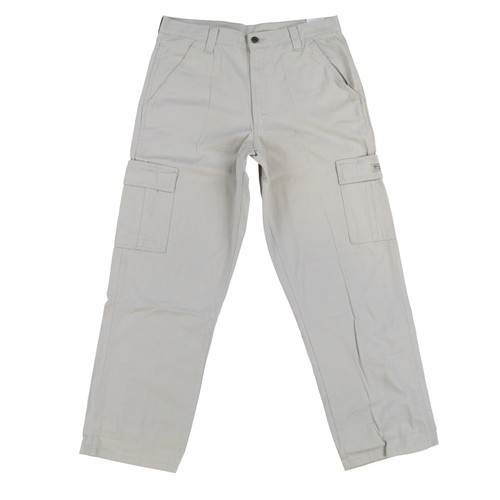 Wrangler Mens Cargo Pants Flat Front 