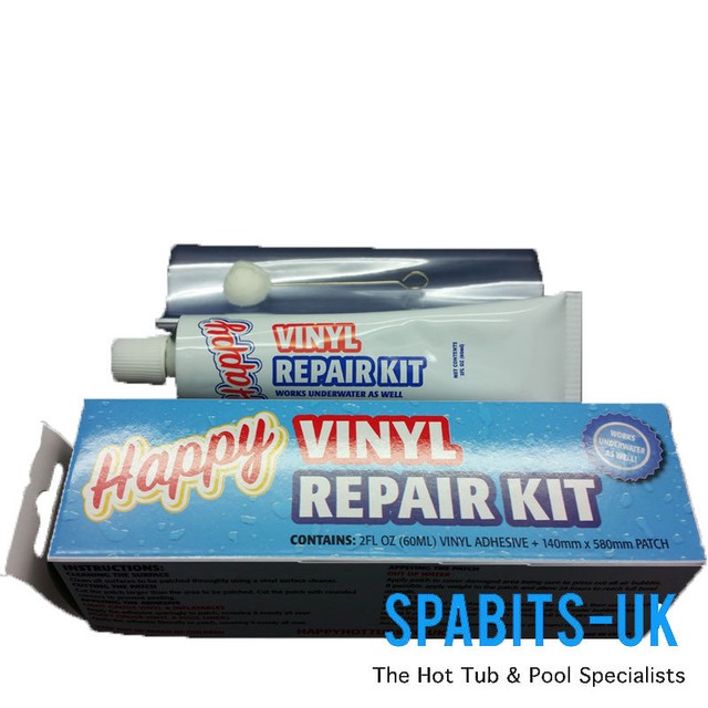 Happy Hot Tubs Underwater Vinyl Pool Repair Kit, Large for sale online