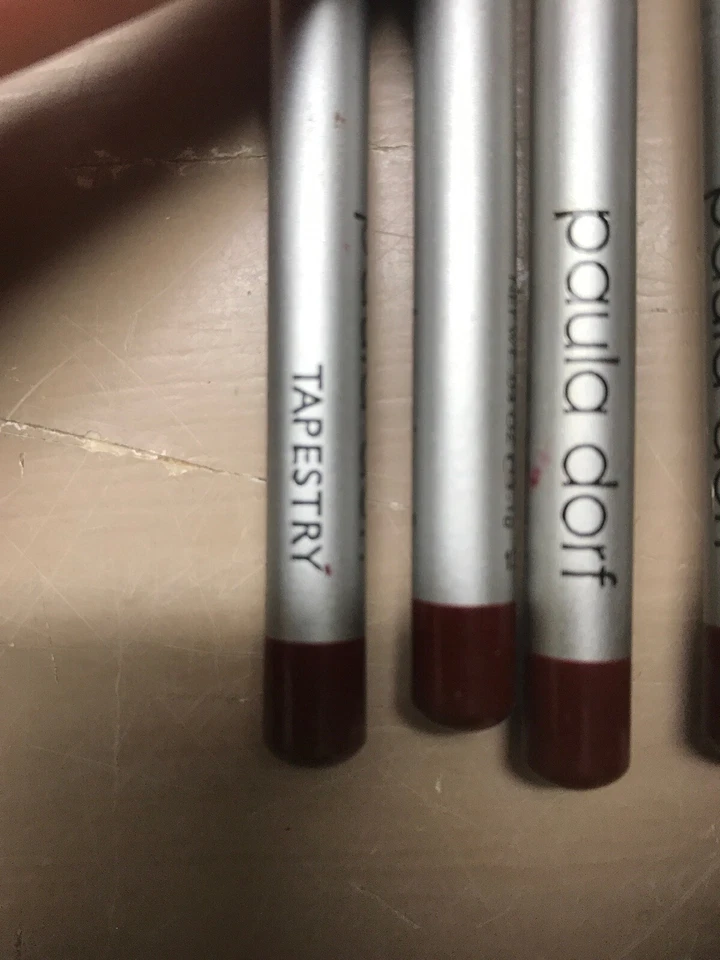 LEER DESCRIPCIÓN Lote De 5 DIFÍCILES DE ENCONTRAR Paula Dorf Delineadores Labiales Tapiz 07 Foto 2 de 4