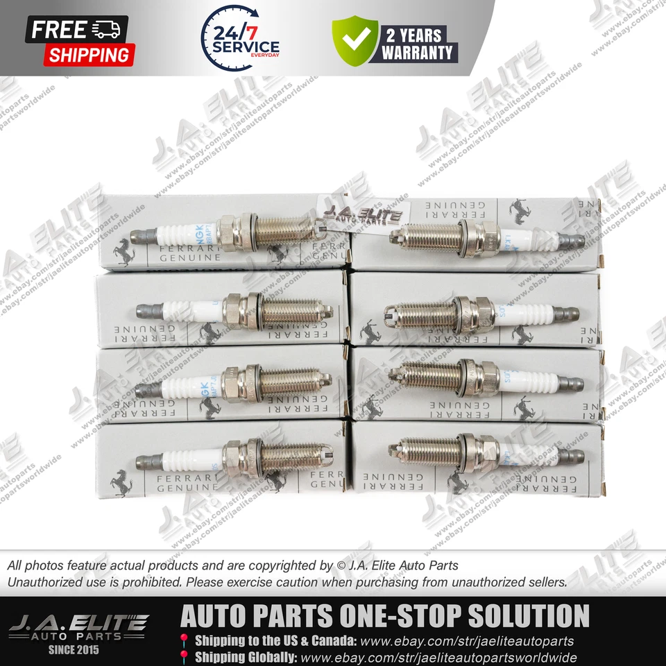 8pcs Genuine Spark Plug for Ferrari F488 California T Portofino Roma, OEM:310840 - Image 3 of 4