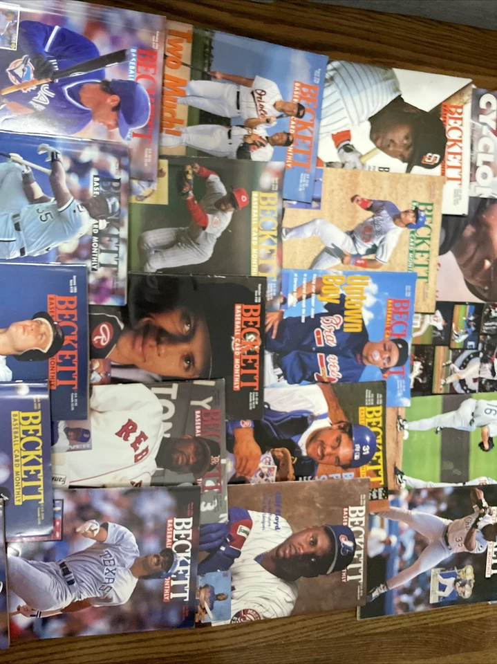 Vintage Lot Of 1993-96 Beckett Baseball Card Monthly MLB Ryan Bonds Griffey Jr. - Image 3 of 4