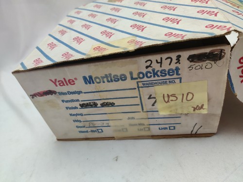 Vintage NOS Yale 8700 Series Mortise Lockset Brass Finish 8708 LHR - Bild 8 von 8