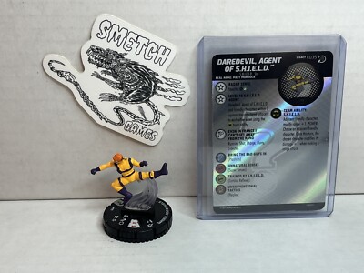L035 Daredevil Agent of SHIELD 035 Rare Figure + Legacy Card - Marvel Heroclix