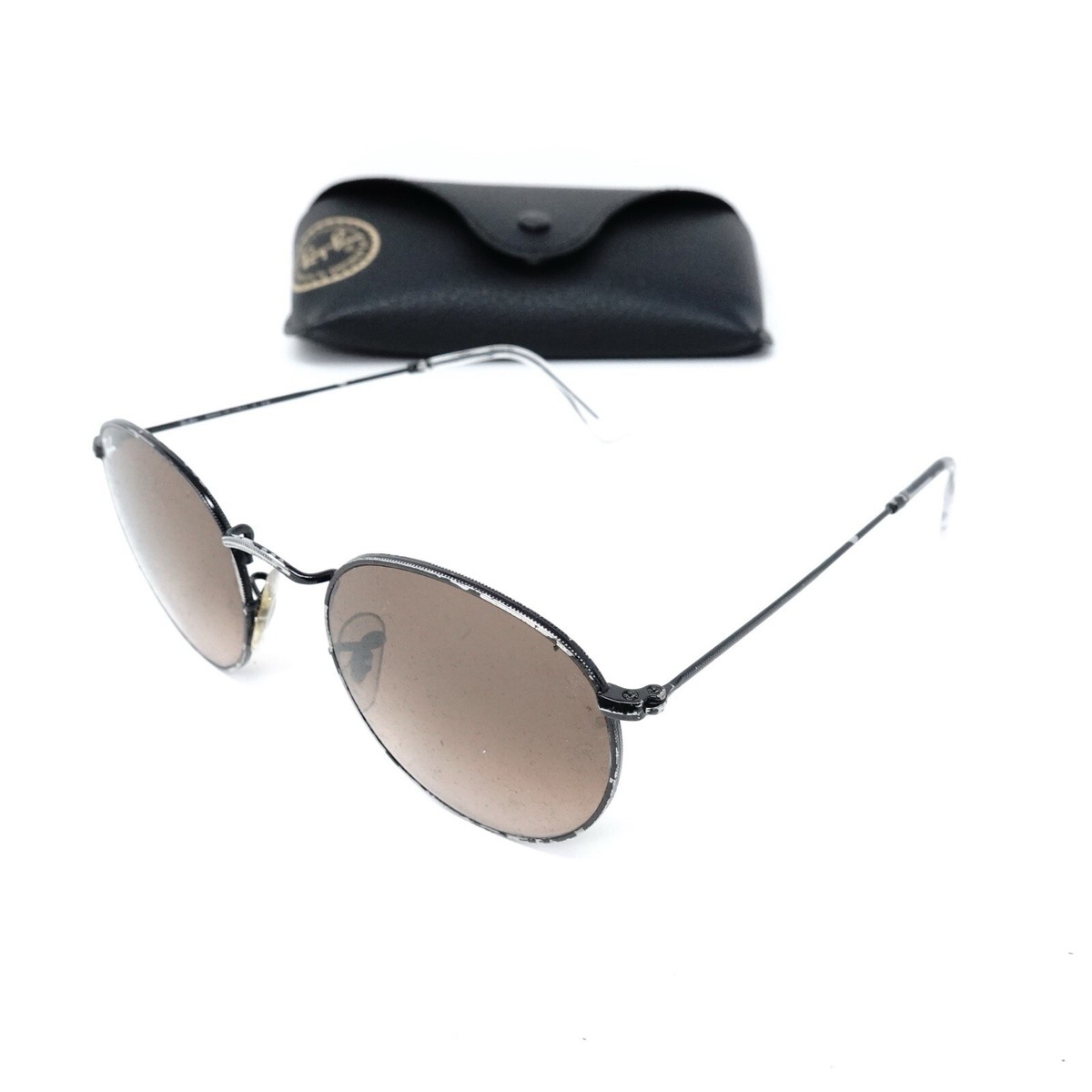 Used Ray-Ban RB3447-N Round Metal Sunglasses 002/71 50-21