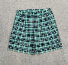 Brooks Brothers Shorts Men's Size 36 Green Plaid Golf Club All Over USA Made VTG