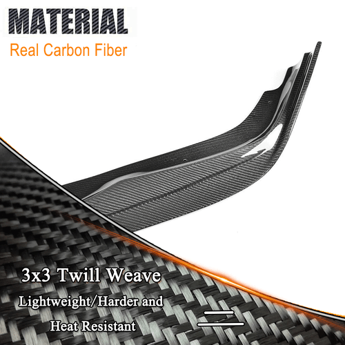 For LEXUS IS250 IS300 Sedan 11-12 REAL Carbon Front Bumper Lip Spoiler Splitter  - Picture 9 of 12