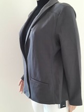 NEW Style  co Cardigan Sweater Women Size M Graphite Grey Knit Button E2