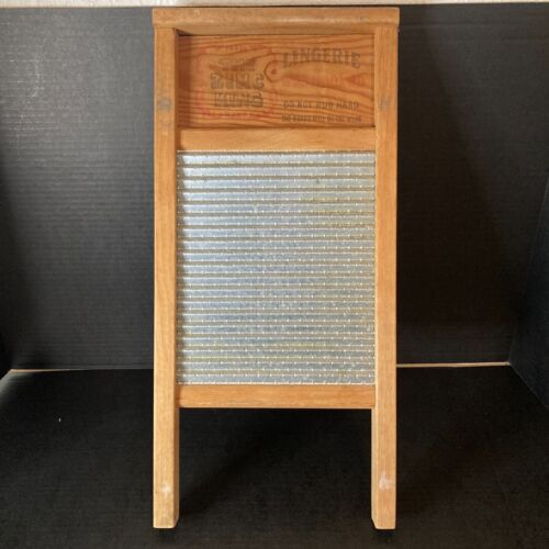 Vintage The Zinc King Lingerie Washboard National Washboard Co. No 703 USA Made