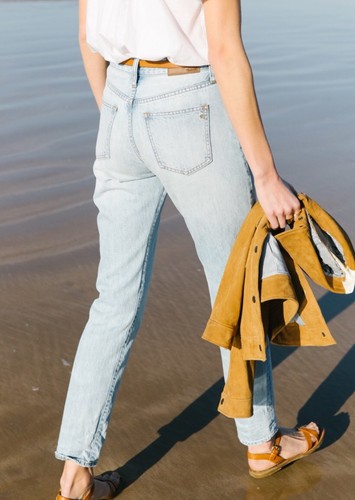 Mom Jeans Fitzgerald Wash Sz 32 C2819 
