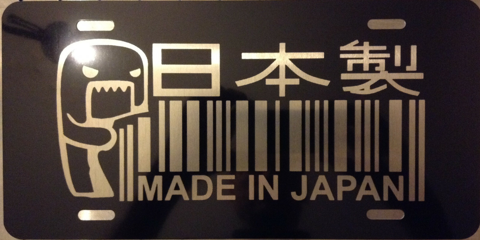 Plaque d'immatriculation fabriquée au Japon codebarres JDM auto eBay