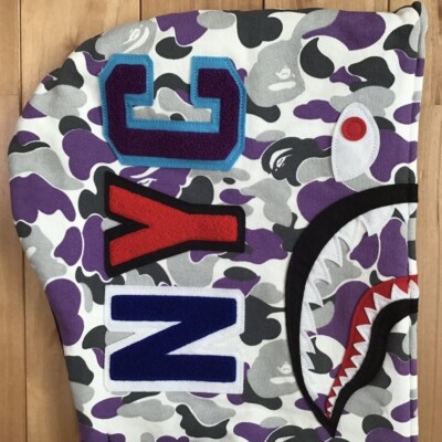 BAPE New York 10th Anniversary Shark full zip hoodie Black A