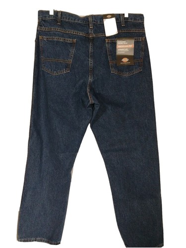 Vintage 1940s Dickies Buckle Back Type 1 Selvedge Dark Denim Jean