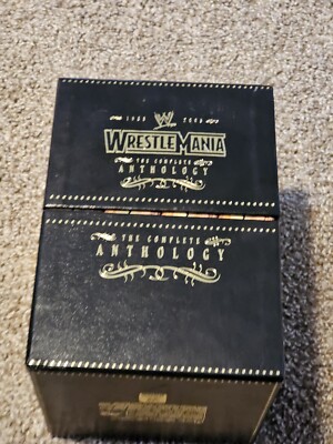 スポーツ・フィットネス WWE Wrestlemania the complete anthology wwe WRESTLEMANIA THE COMPLETE ANTHOLOGY LIMITED EDITION BLACK