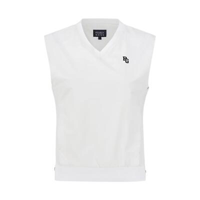 トップス PEARLY GATES hora take Genuine PEARLY GATES GOLF Womens Logo V-Neck Stretch Sleeveless