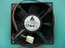 For delta MODEL AUB0812H FAN 80 80 25mm 12V 0.26A 4Pin