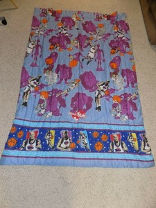 Vintage Twin Size 1996 Warner Bros Space Jam Bed Comforter Michael