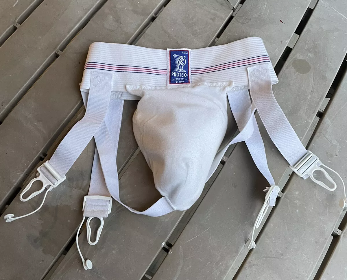 Vintage Protex Made in Canada Hockey Sports Athletic Jock Cup Jockstrap Rare