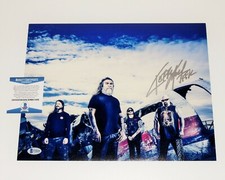 SLAYER GUITARIST KERRY KING HAND SIGNED 11x14 PHOTO BECKETT COA THRASH METAL GOD