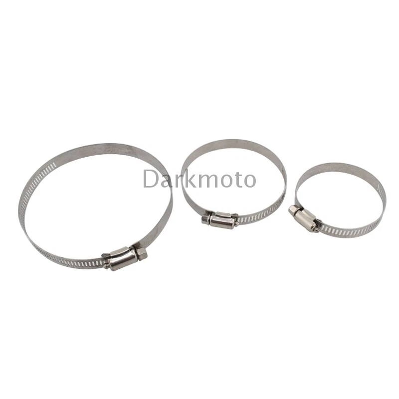 Black Heat Shield Cover Heel Guard Motorcycle Exhaust Muffler Pipe Universal - Image 3 of 4