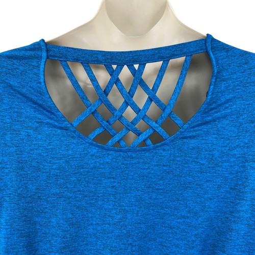 Blusa Apt 9 para mujer verde azulado talla XL 3/4 manga cuello ancho recortado espalda cintura elástica - Imagen 6 de 14