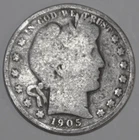 1905-P Barber Half Dollar - AG/Good - #9726D