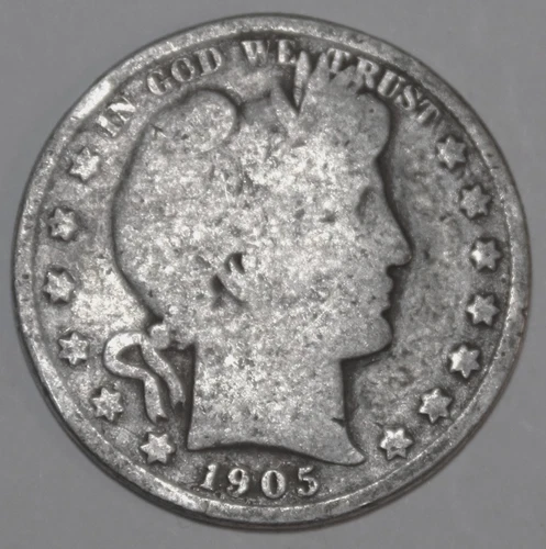 1905-P Barber Half Dollar - AG/Good - #9726D