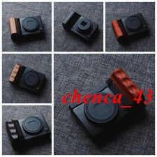 New Wooden Handle  Aluminum Alloy Base Set fit for Ricoh GR4 GRIV Camera Handle