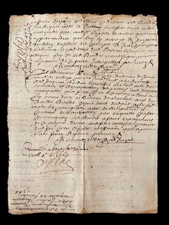 Antique Paper from 1706