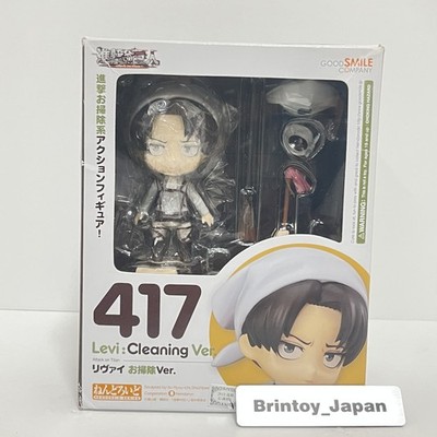 ねんどろいど417 お掃除リブァイ(Levi : Cleaning ver) Nendoroid Levi cleaning Ver. Attack on Titan Figure Good