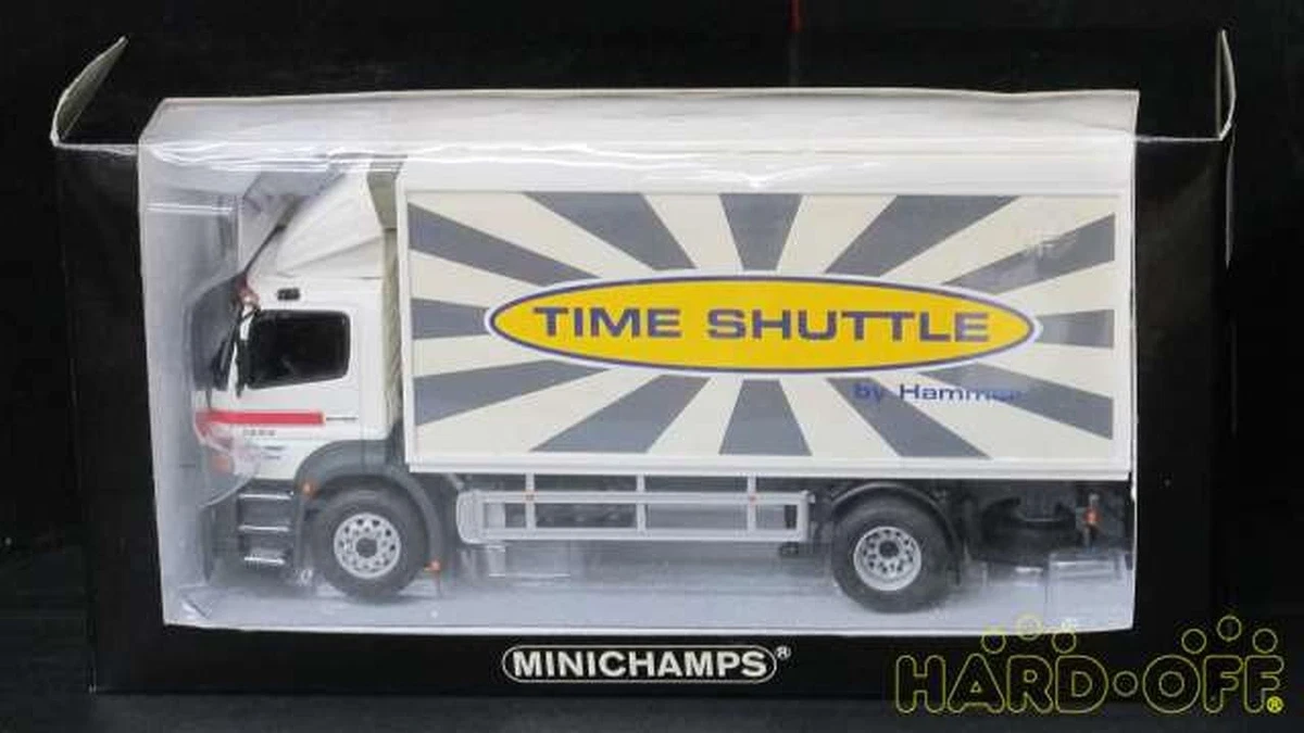 Minichamps Krupp Titan Pritschenwagen + Kassbohrer Pritschenanhänger Baumann Bon