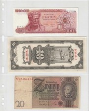 25 Lighthouse Vario 3C Pages 3 Pockets Clear Modern Currency US Bill Stamp Sheet