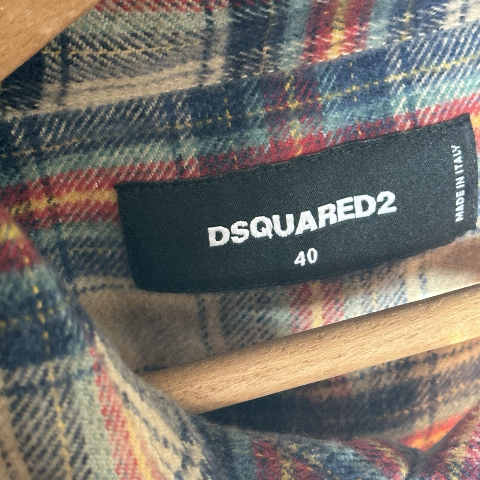 Dsquared2 Checked Cotton Flannel Regular Shirt Lo… - image 7