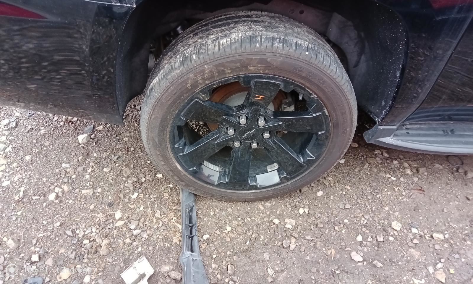 Wheel 22x9 6 Spoke Single Black Opt Sev Fits 15-20 ESCALADE 768824