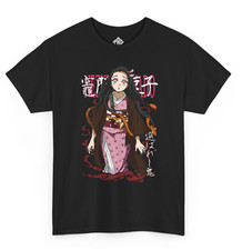 Anime Inspired Waifu Manga Girl Graphic T-Shirt Cosplay Kimetsu No Yaiba Outfit