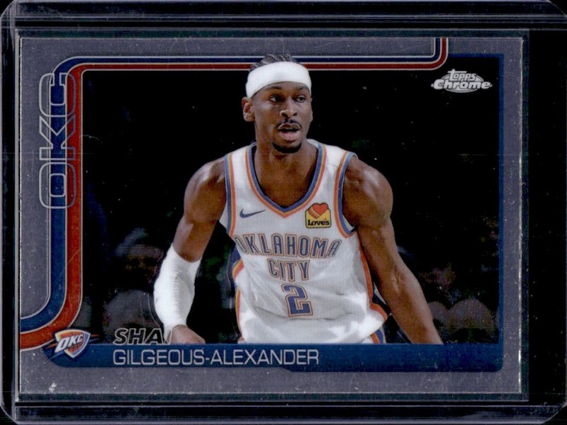 2025-26 Topps Chrome Shai Gilgeous-Alexander #141 Thunder