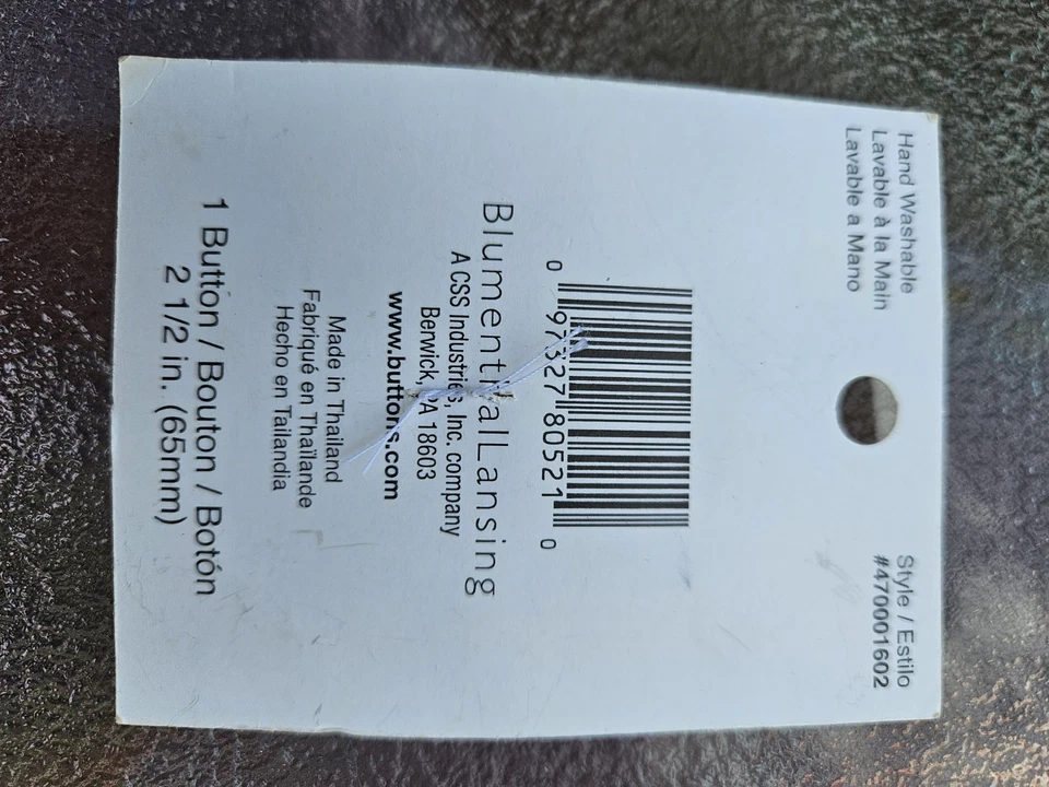 Organics Elements Big Glossy Green Coconut Wood 2 1/2" Button - Image 4 of 4