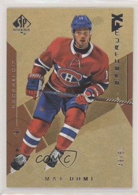 2018-19 SP Authentic Spectrum FX Veterans Bounty Gold 49/50 Max Domi #S-17 r7d