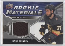 2020-21 Upper Deck Rookie Materials Gage Quinney #RM-GQ 0e3