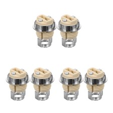 Set of 3 Lamp Socket Replacement Light Fixture Parts Holder Screw Fitting