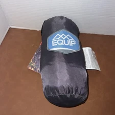 Equip Portable Gray Hammock Bug Mosquito Net for Camping Hiking 12oz & Guylines