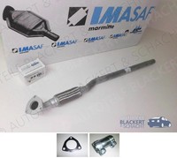 Imasaf Auspuff Hosenrohr/Flexrohr + Anbauteile FüR Opel Corsa C 1.0 2000-