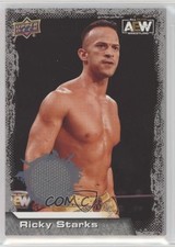 2022 Upper Deck AEW All Elite Wrestling Mat Relics Ricky Starks #17 7xy