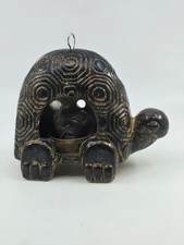 Vintage Guild House Ceramic Turtle Lantern Tea Light Candle Holder Votive